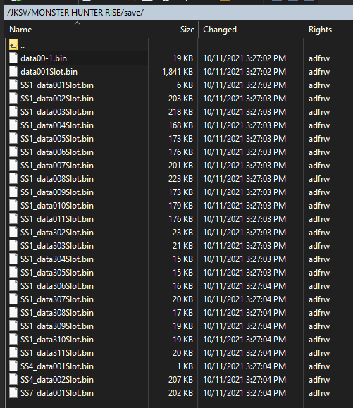 Save Data File Structure