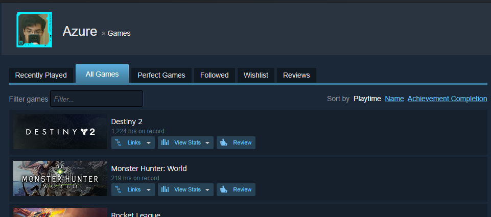 Steam Hours